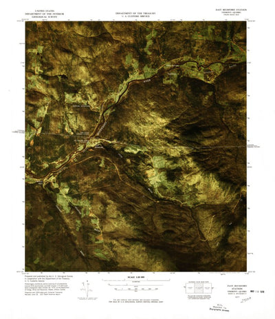 United States Geological Survey East Richford Station, VT (1977, 25000-Scale) digital map