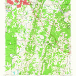 United States Geological Survey East Ridge, TN-GA (1958, 24000-Scale) digital map