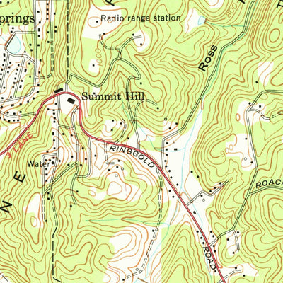United States Geological Survey East Ridge, TN-GA (1969, 24000-Scale) digital map