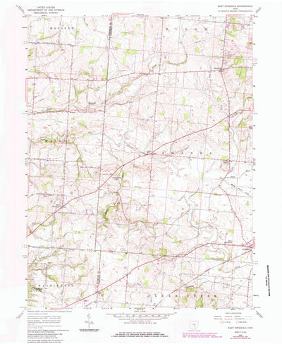 United States Geological Survey East Ringgold, OH (1958, 24000-Scale) digital map
