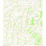 United States Geological Survey East Roaring Creek, OK (1981, 24000-Scale) digital map