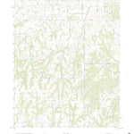 United States Geological Survey East Roaring Creek, OK (2022, 24000-Scale) digital map