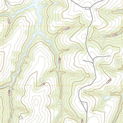 United States Geological Survey East Roaring Creek, OK (2022, 24000-Scale) digital map