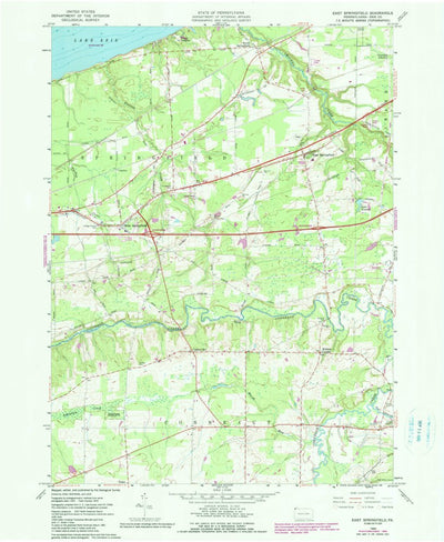 United States Geological Survey East Springfield, PA (1959, 24000-Scale) digital map