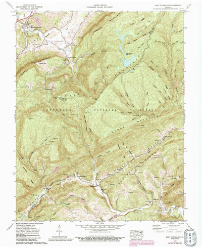 United States Geological Survey East Stone Gap, VA (1957, 24000-Scale) digital map