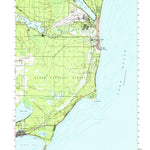 United States Geological Survey East Tawas, MI (1959, 62500-Scale) digital map