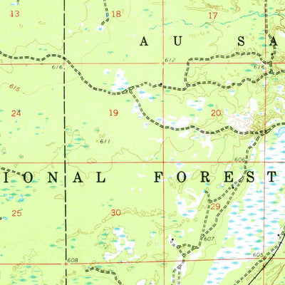 United States Geological Survey East Tawas, MI (1959, 62500-Scale) digital map