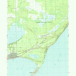 United States Geological Survey East Tawas, MI (1989, 24000-Scale) digital map