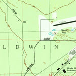 United States Geological Survey East Tawas, MI (1989, 24000-Scale) digital map