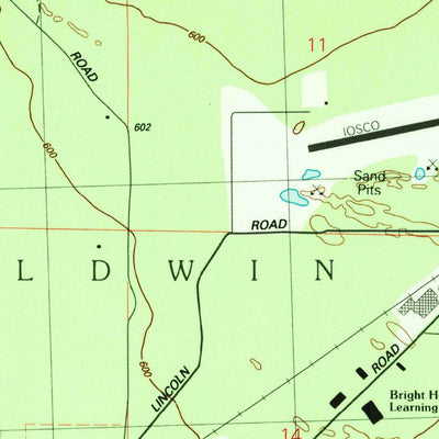 United States Geological Survey East Tawas, MI (1989, 24000-Scale) digital map