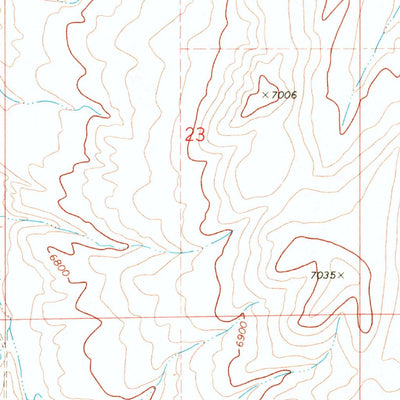 United States Geological Survey East Timberlake Creek, CO (1969, 24000-Scale) digital map