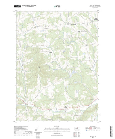 United States Geological Survey East Troy, PA (2023, 24000-Scale) digital map