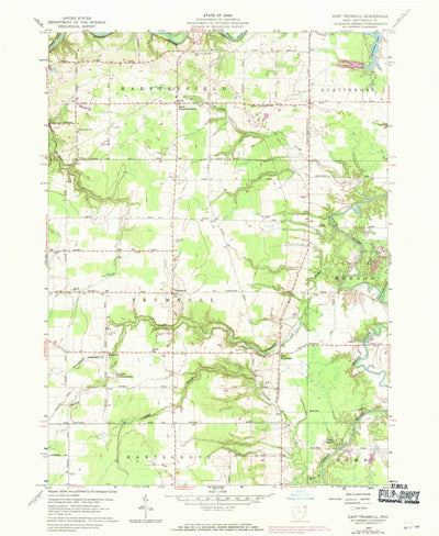 United States Geological Survey East Trumbull, OH (1959, 24000-Scale) digital map