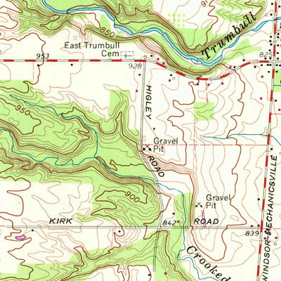 United States Geological Survey East Trumbull, OH (1959, 24000-Scale) digital map