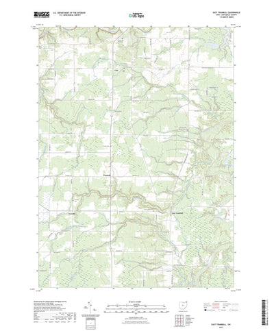 United States Geological Survey East Trumbull, OH (2023, 24000-Scale) digital map