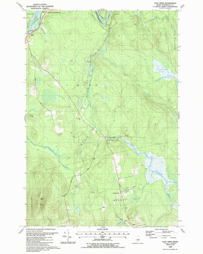United States Geological Survey East Winn, ME (1988, 24000-Scale) digital map