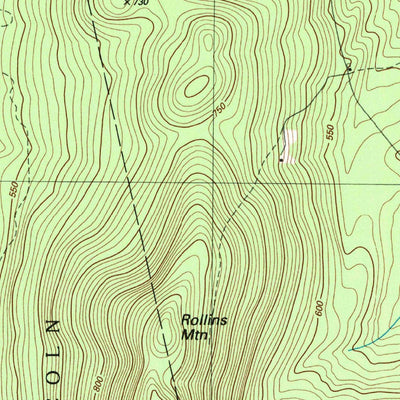 United States Geological Survey East Winn, ME (1988, 24000-Scale) digital map