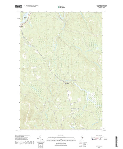 United States Geological Survey East Winn, ME (2021, 24000-Scale) digital map