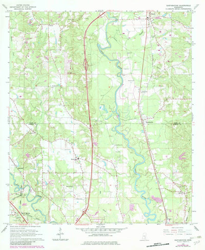 United States Geological Survey Eastabuchie, MS (1965, 24000-Scale) digital map