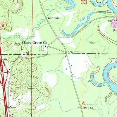 United States Geological Survey Eastabuchie, MS (1965, 24000-Scale) digital map