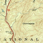 United States Geological Survey Eastatoe Gap, NC-SC (1947, 24000-Scale) digital map