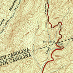 United States Geological Survey Eastatoe Gap, NC-SC (1947, 24000-Scale) digital map