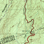 United States Geological Survey Eastatoe Gap, NC-SC (1997, 24000-Scale) digital map