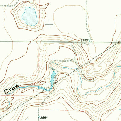 United States Geological Survey Easter, TX (1966, 24000-Scale) digital map