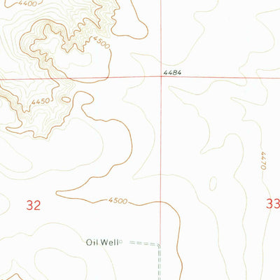 United States Geological Survey Easterly Airport, NE-CO (1972, 24000-Scale) digital map