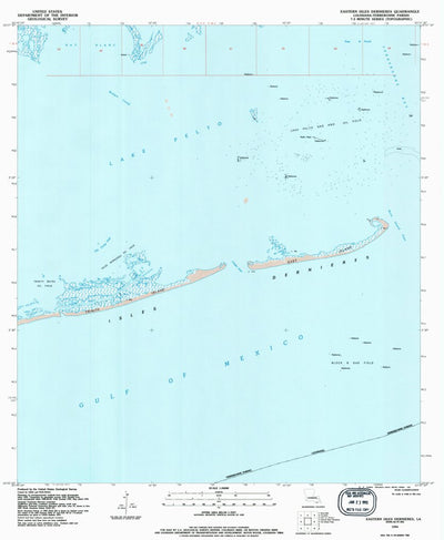 United States Geological Survey Eastern Isles Dernieres, LA (1994, 24000-Scale) digital map