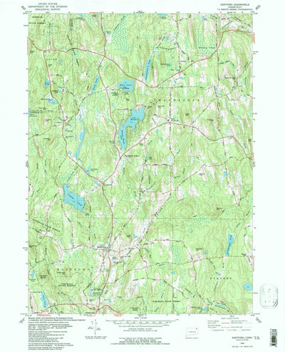 United States Geological Survey Eastford, CT (1983, 24000-Scale) digital map