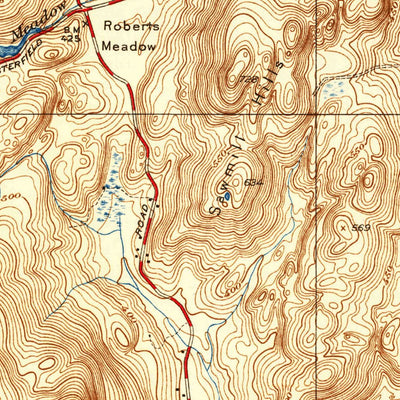 United States Geological Survey Easthampton, MA (1939, 31680-Scale) digital map