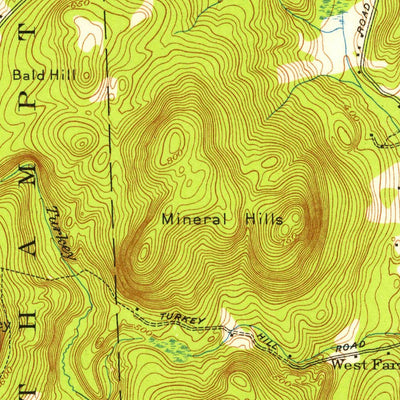 United States Geological Survey Easthampton, MA (1948, 31680-Scale) digital map