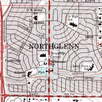 United States Geological Survey Eastlake, CO (1965, 24000-Scale) digital map