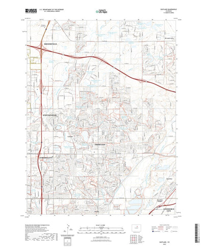 United States Geological Survey Eastlake, CO (2022, 24000-Scale) digital map
