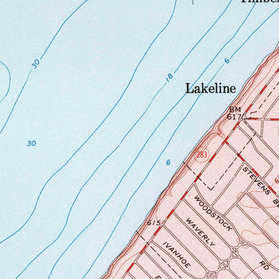 United States Geological Survey Eastlake, OH (1963, 24000-Scale) digital map