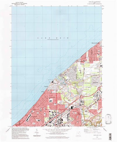 United States Geological Survey Eastlake, OH (1994, 24000-Scale) digital map