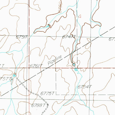United States Geological Survey Eastland NW, UT (1985, 24000-Scale) digital map