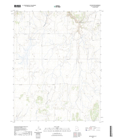 United States Geological Survey Eastland NW, UT (2023, 24000-Scale) digital map