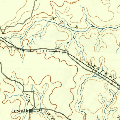 United States Geological Survey Eastland, TX (1894, 125000-Scale) digital map