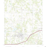 United States Geological Survey Eastland, TX (2022, 24000-Scale) digital map