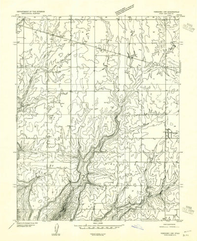 United States Geological Survey Eastland, UT (1955, 24000-Scale) digital map