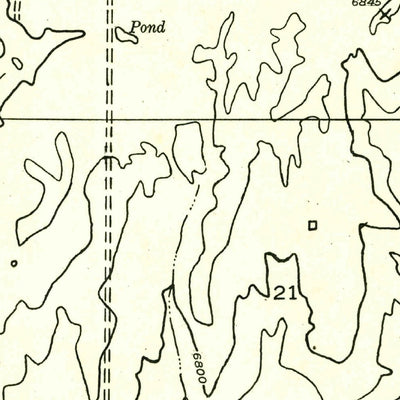 United States Geological Survey Eastland, UT (1955, 24000-Scale) digital map