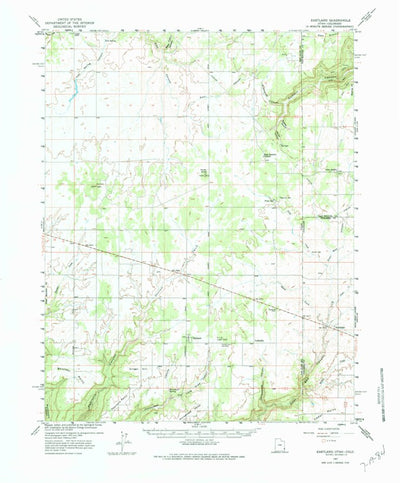 United States Geological Survey Eastland, UT-CO (1957, 62500-Scale) digital map