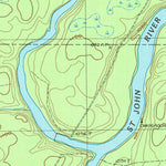 United States Geological Survey Eastman Brook, ME (1986, 24000-Scale) digital map