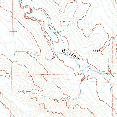 United States Geological Survey Eastman Creek SE, CO (1972, 24000-Scale) digital map