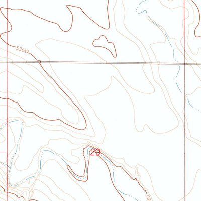 United States Geological Survey Eastman Creek South, CO (1972, 24000-Scale) digital map