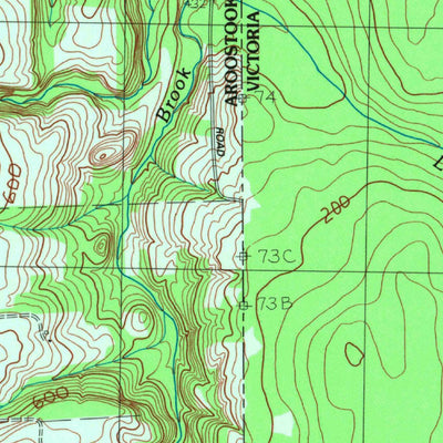 United States Geological Survey Easton Center, ME (1984, 24000-Scale) digital map