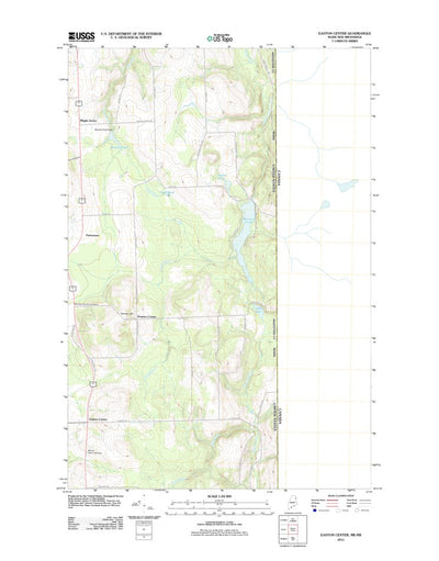 United States Geological Survey Easton Center, ME (2011, 24000-Scale) digital map