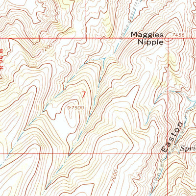 United States Geological Survey Easton Gulch, CO (1966, 24000-Scale) digital map